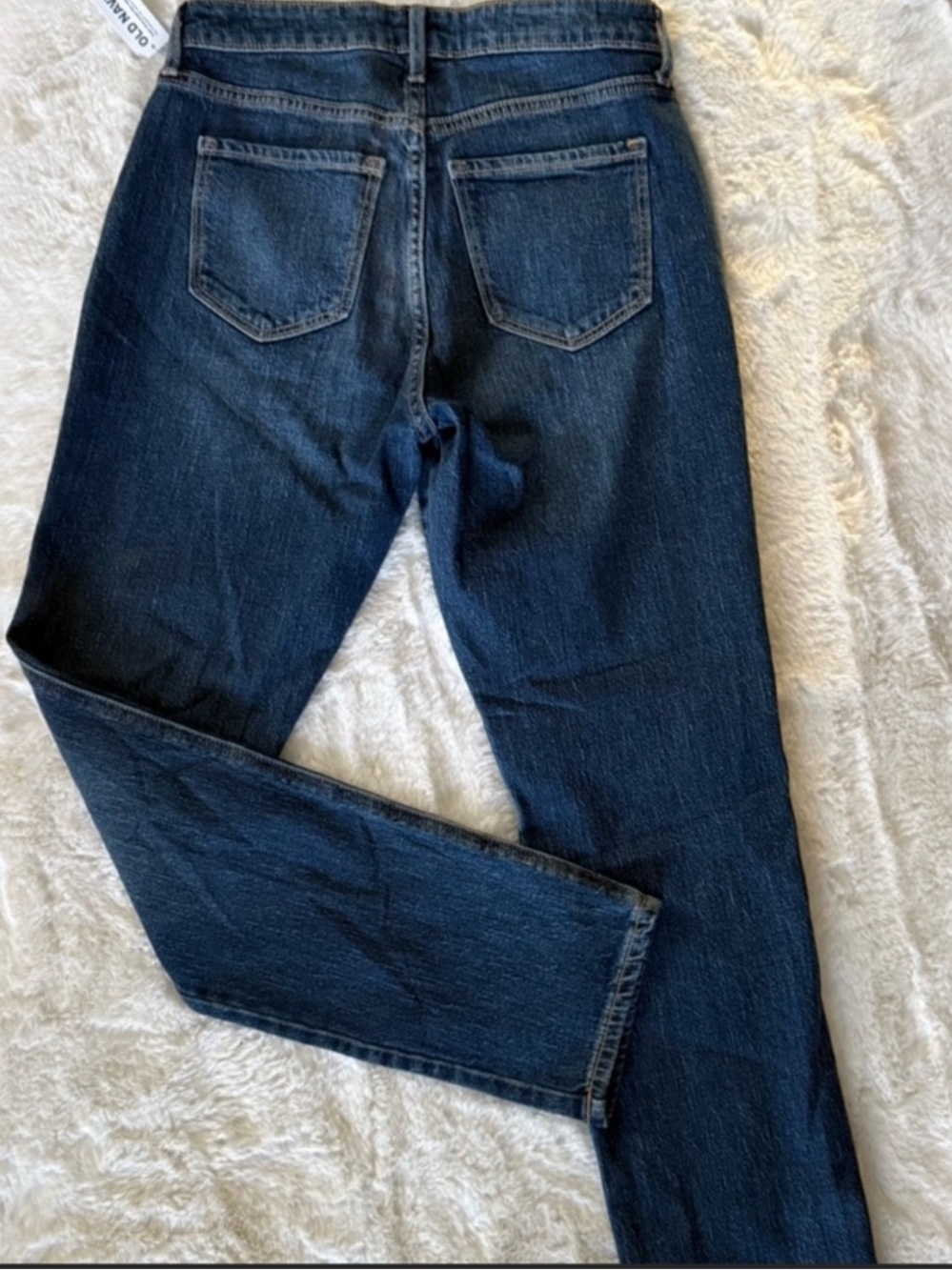 NWT Old Navy High Rise Vintage Slim Dark Blue Jeans - Picture 5 of 7
